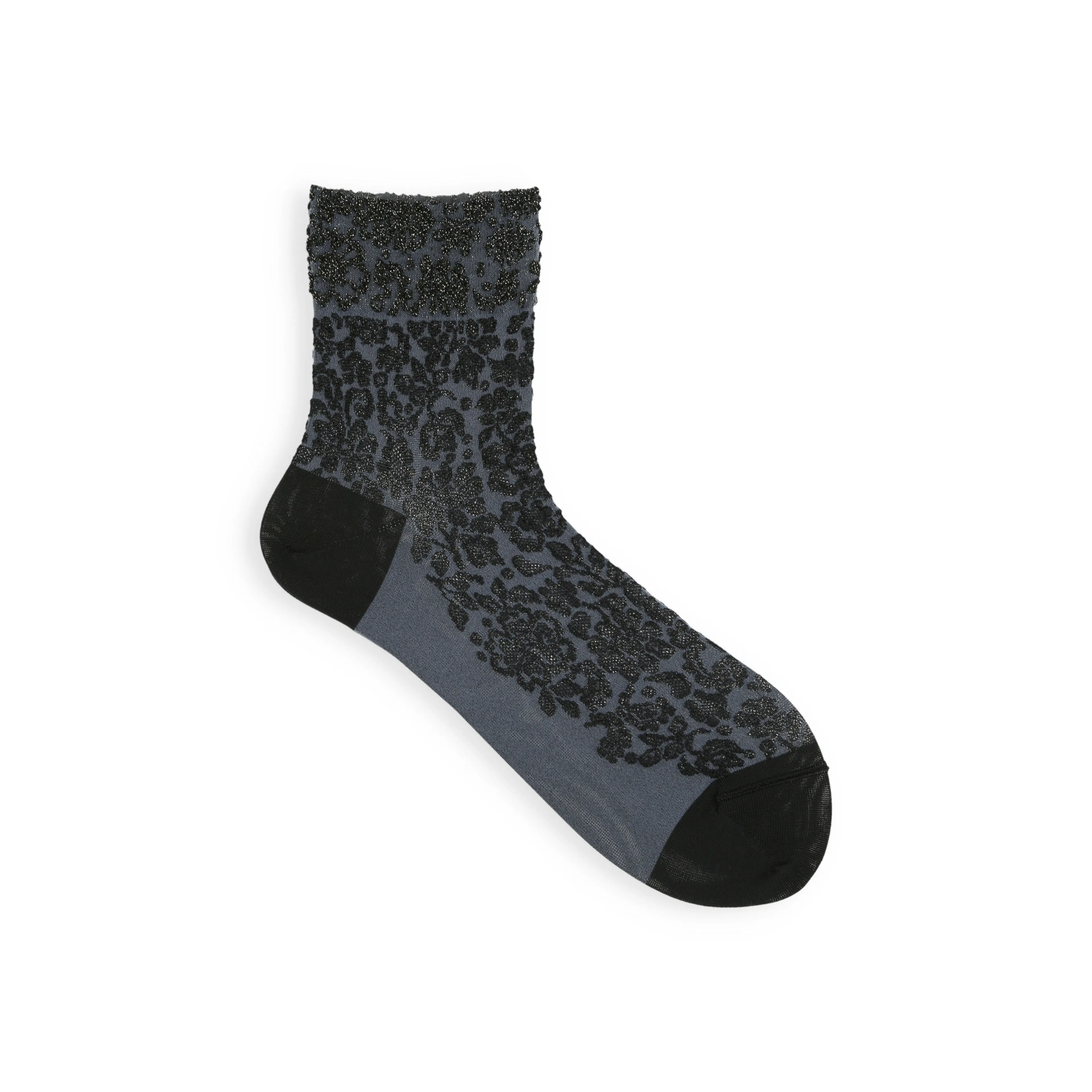 021132199 Two-Tone Float Low Crew Socks