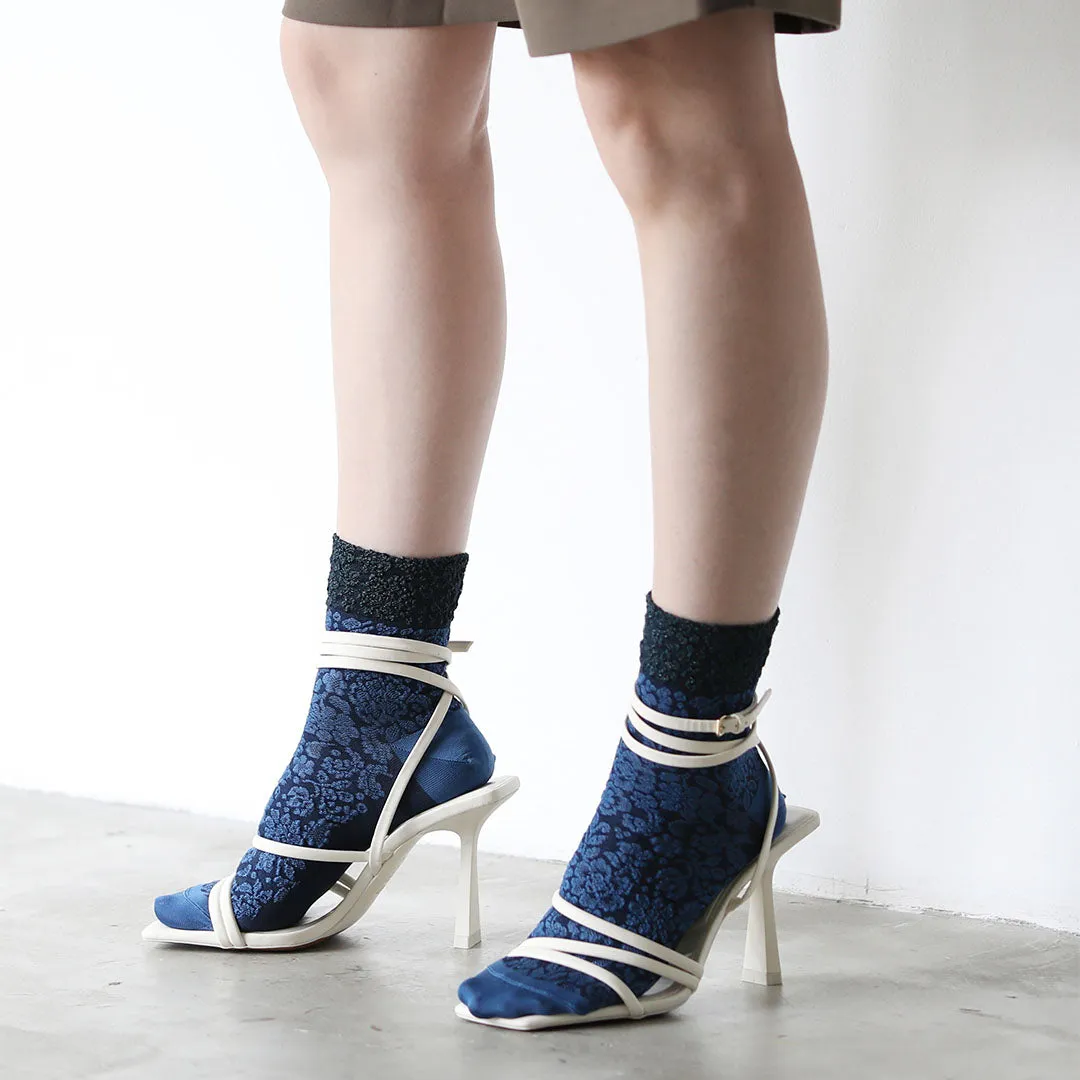 021132199 Two-Tone Float Low Crew Socks