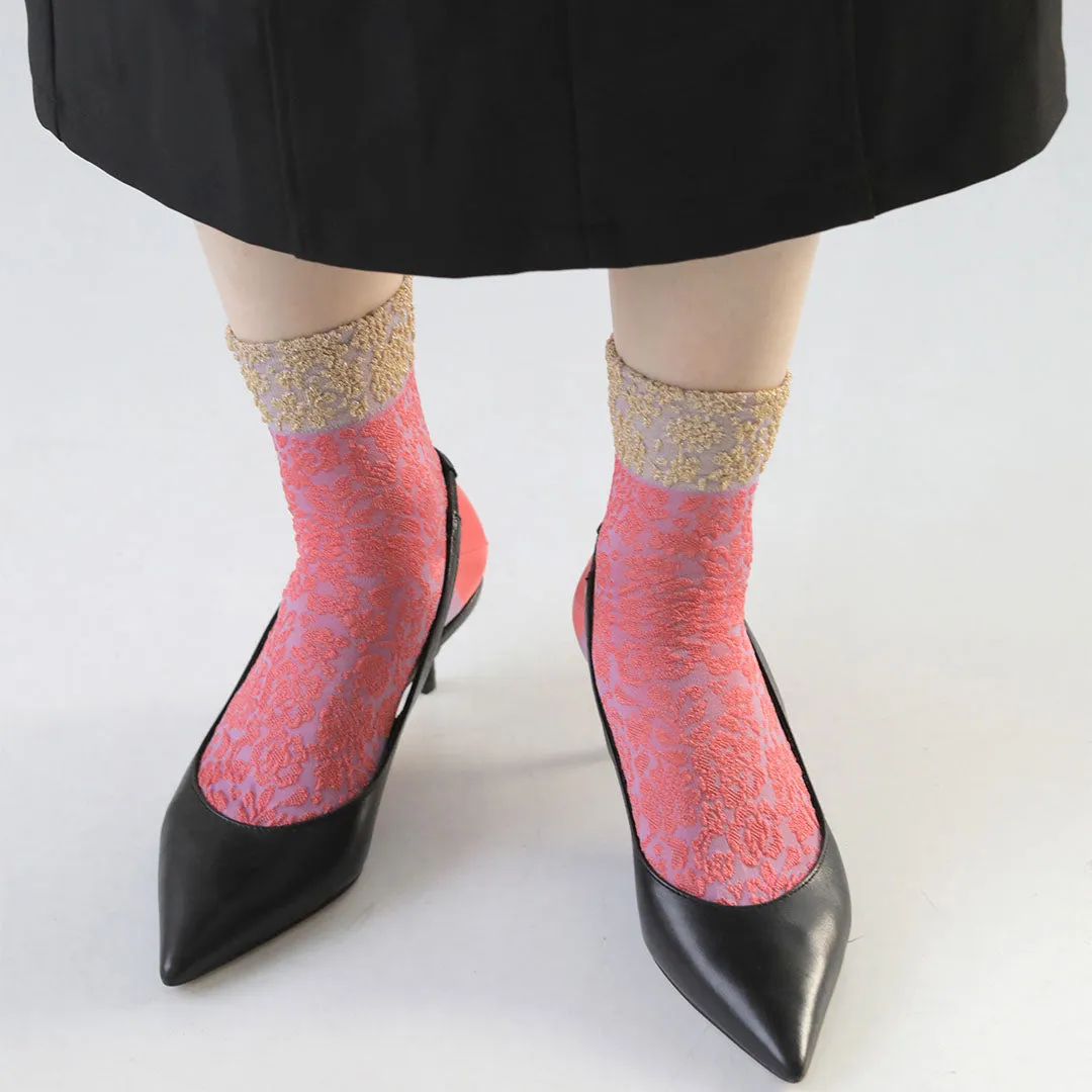 021132199 Two-Tone Float Low Crew Socks