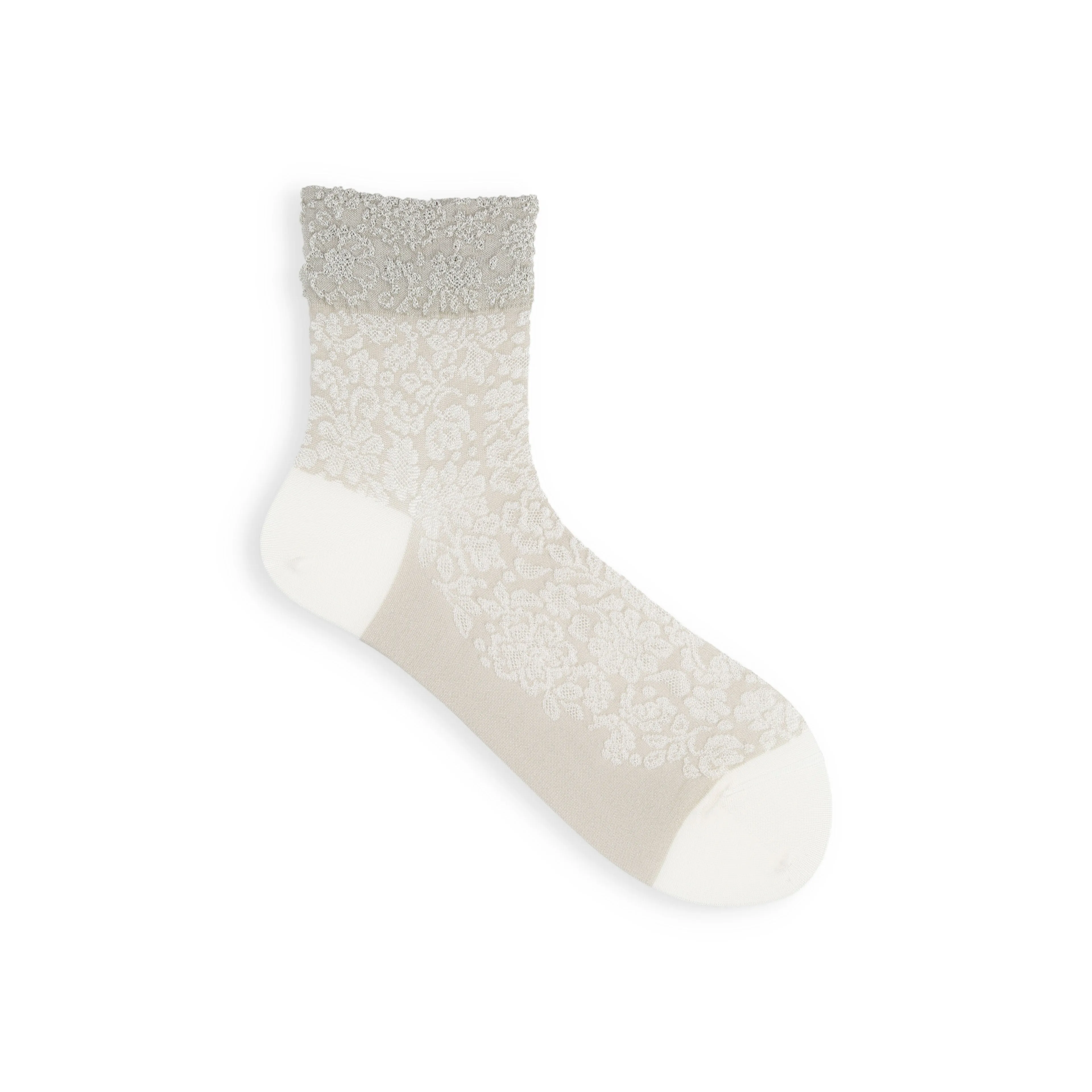 021132199 Two-Tone Float Low Crew Socks