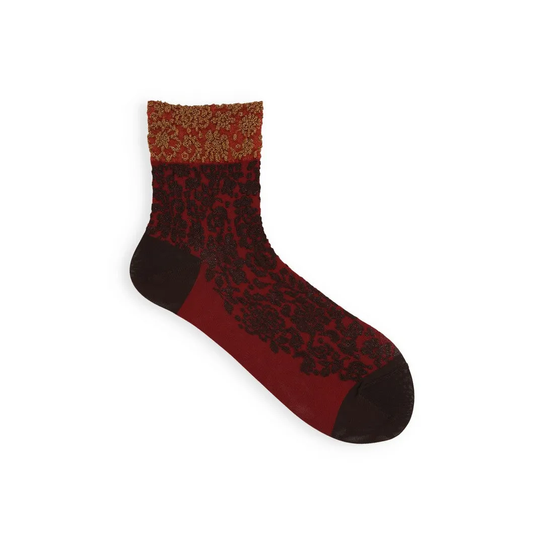 021132199 Two-Tone Float Low Crew Socks