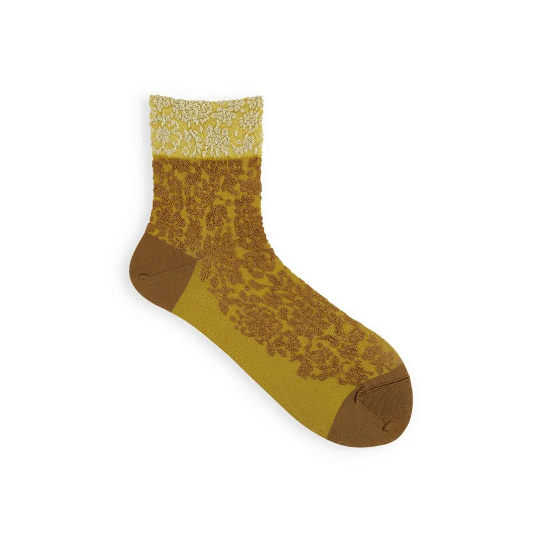 021132199 Two-Tone Float Low Crew Socks