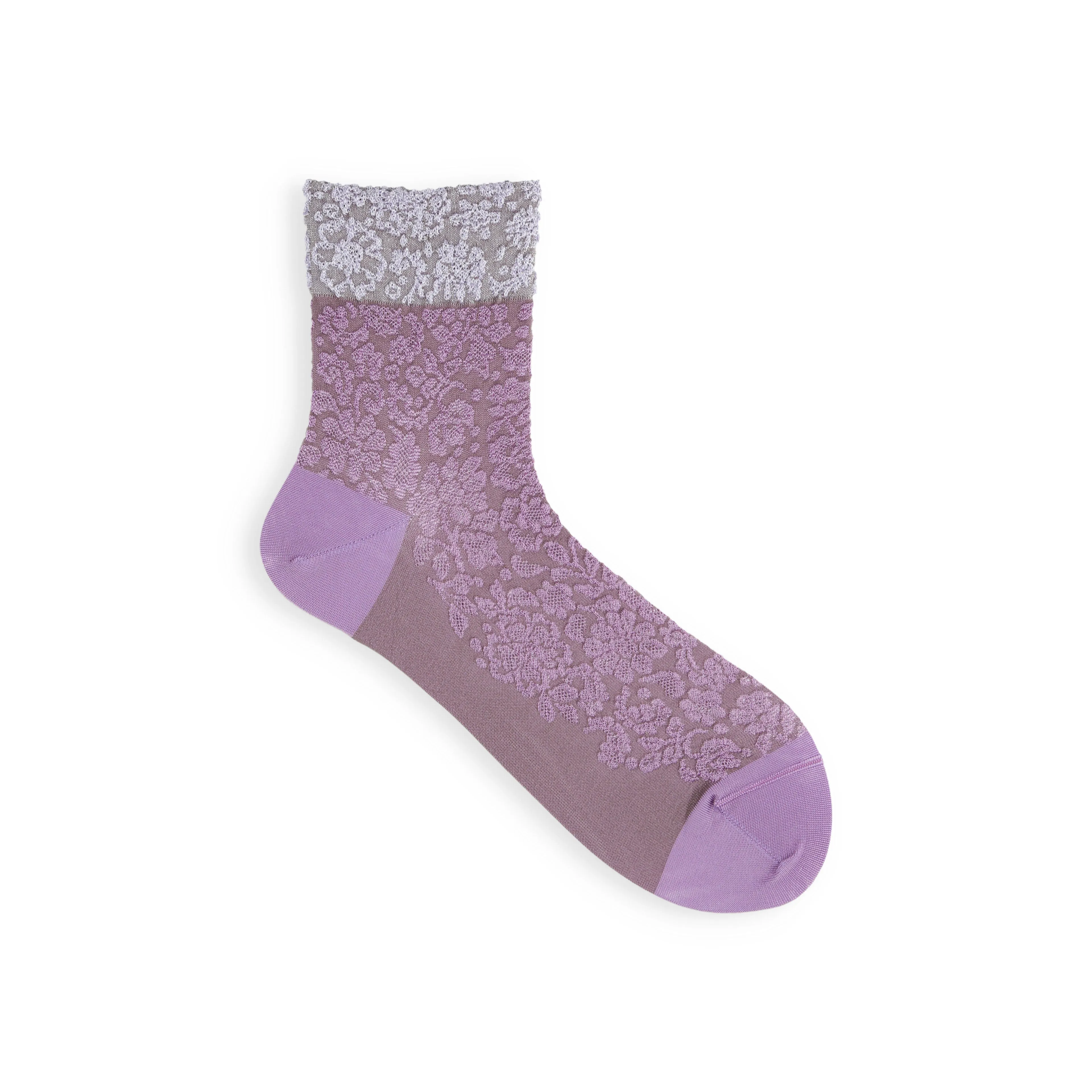 021132199 Two-Tone Float Low Crew Socks