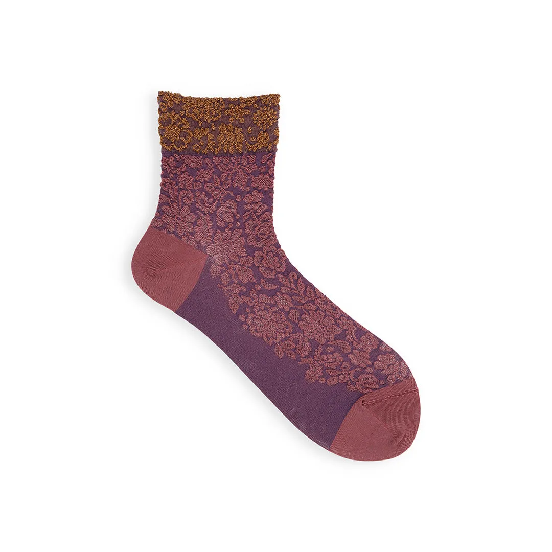 021132199 Two-Tone Float Low Crew Socks