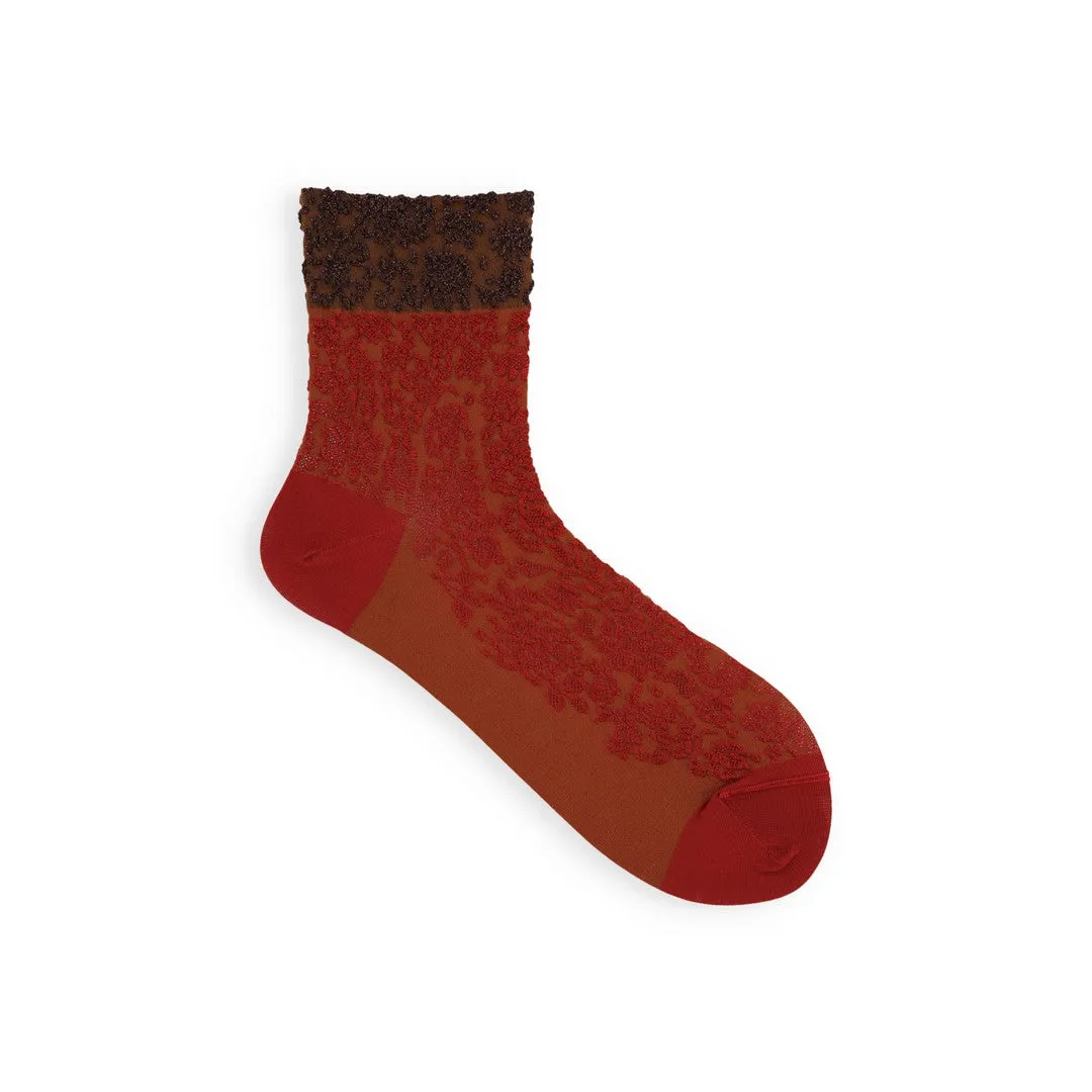 021132199 Two-Tone Float Low Crew Socks