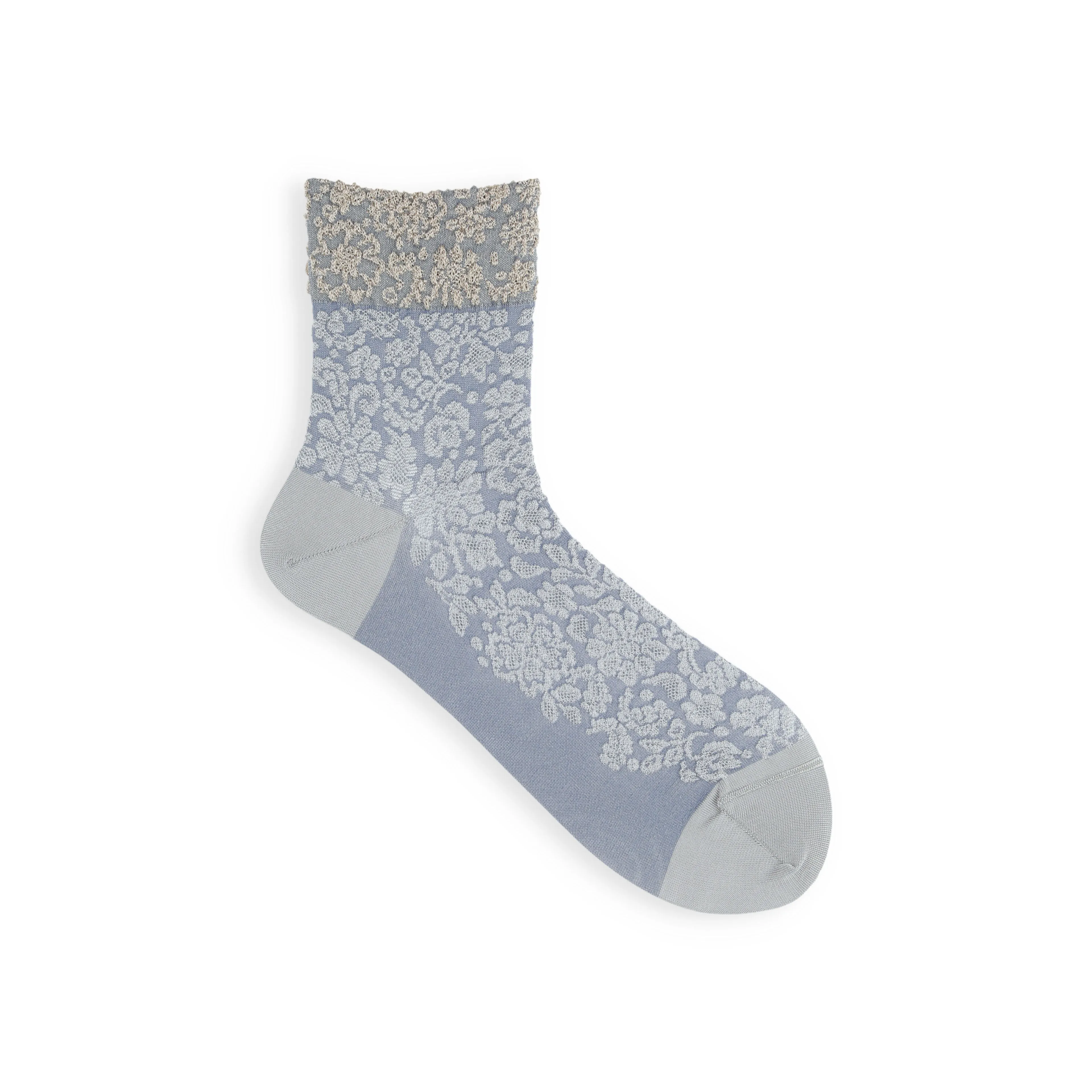 021132199 Two-Tone Float Low Crew Socks