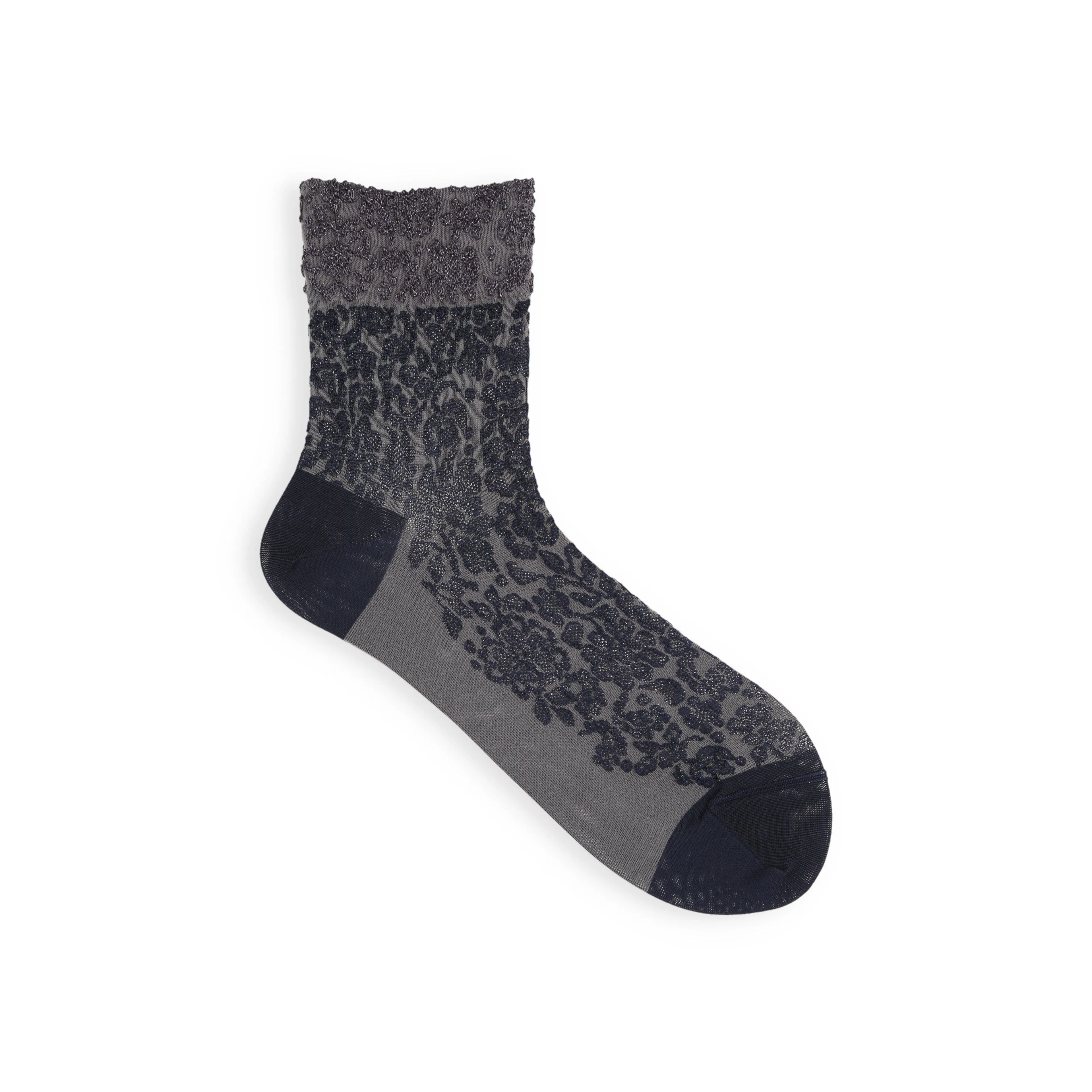 021132199 Two-Tone Float Low Crew Socks
