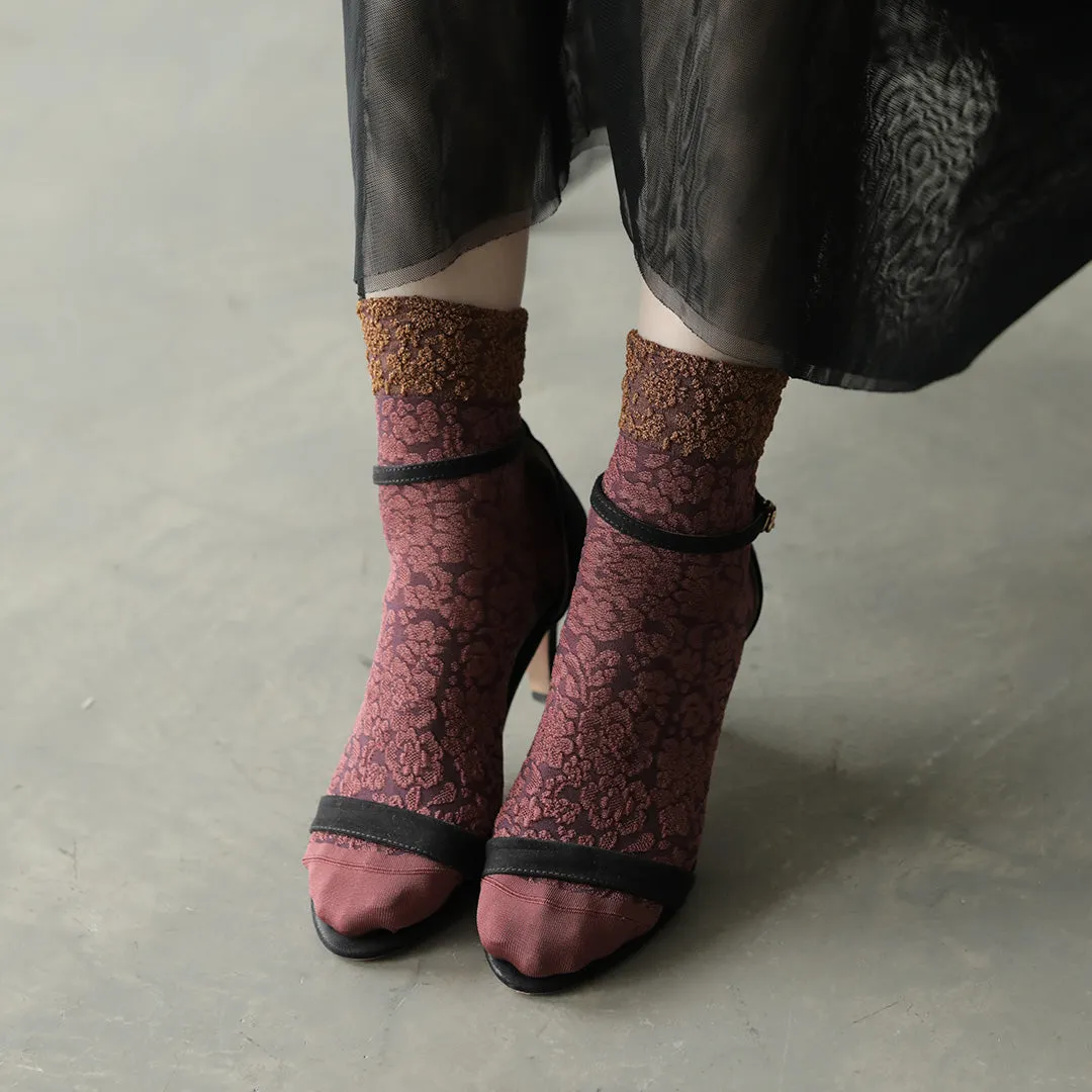 021132199 Two-Tone Float Low Crew Socks