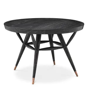 115456 - Side Table Phoenix charcoal grey veneer