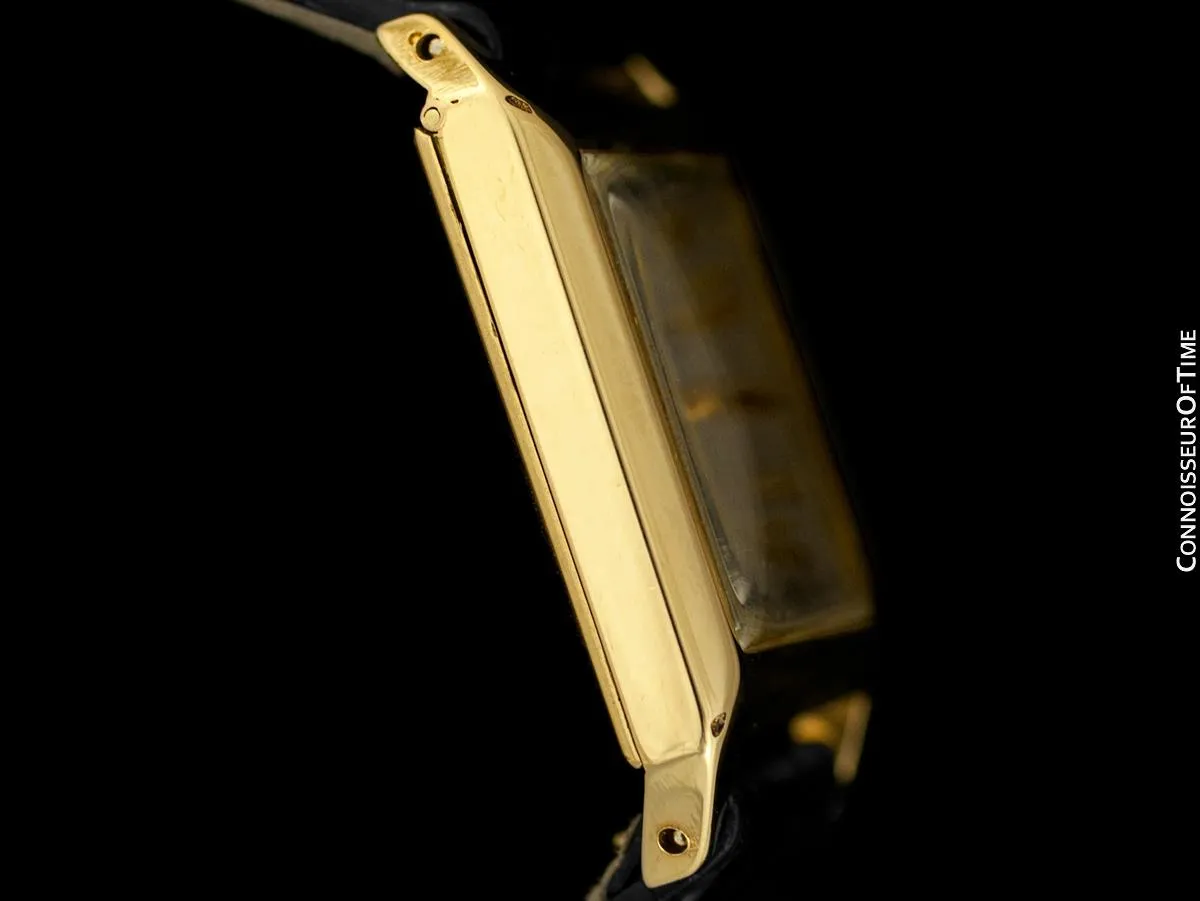 1926 IWC Vintage Mens Art Deco Breguet Numeral Watch - 14K Gold