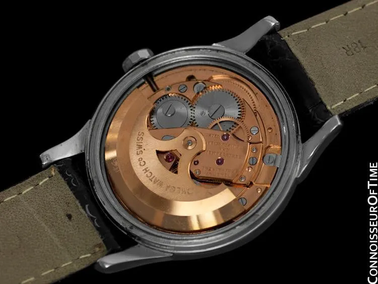 1960 Omega Vintage Mens Pie Pan Dial Constellation, Automatic, Date - Stainless Steel & 18K Gold