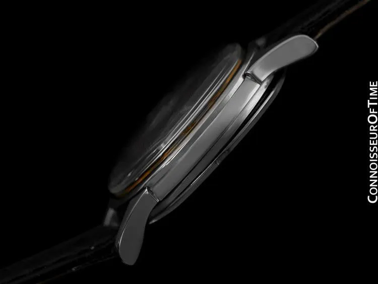 1960 Omega Vintage Mens Pie Pan Dial Constellation, Automatic, Date - Stainless Steel & 18K Gold