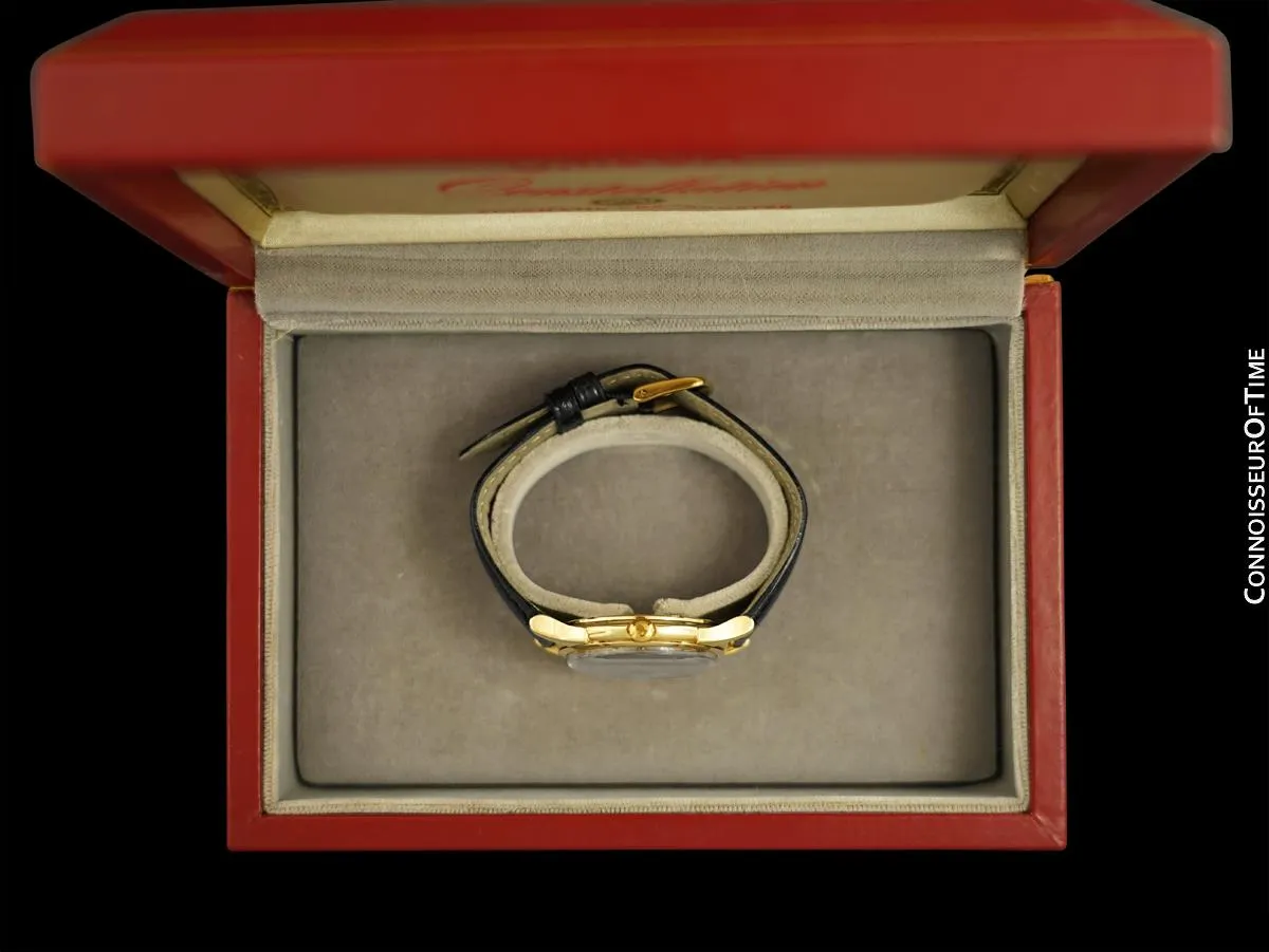 1961 Omega Constellation Vintage Mens 14K Gold Watch with "De Luxe" Dial - Box and Papers