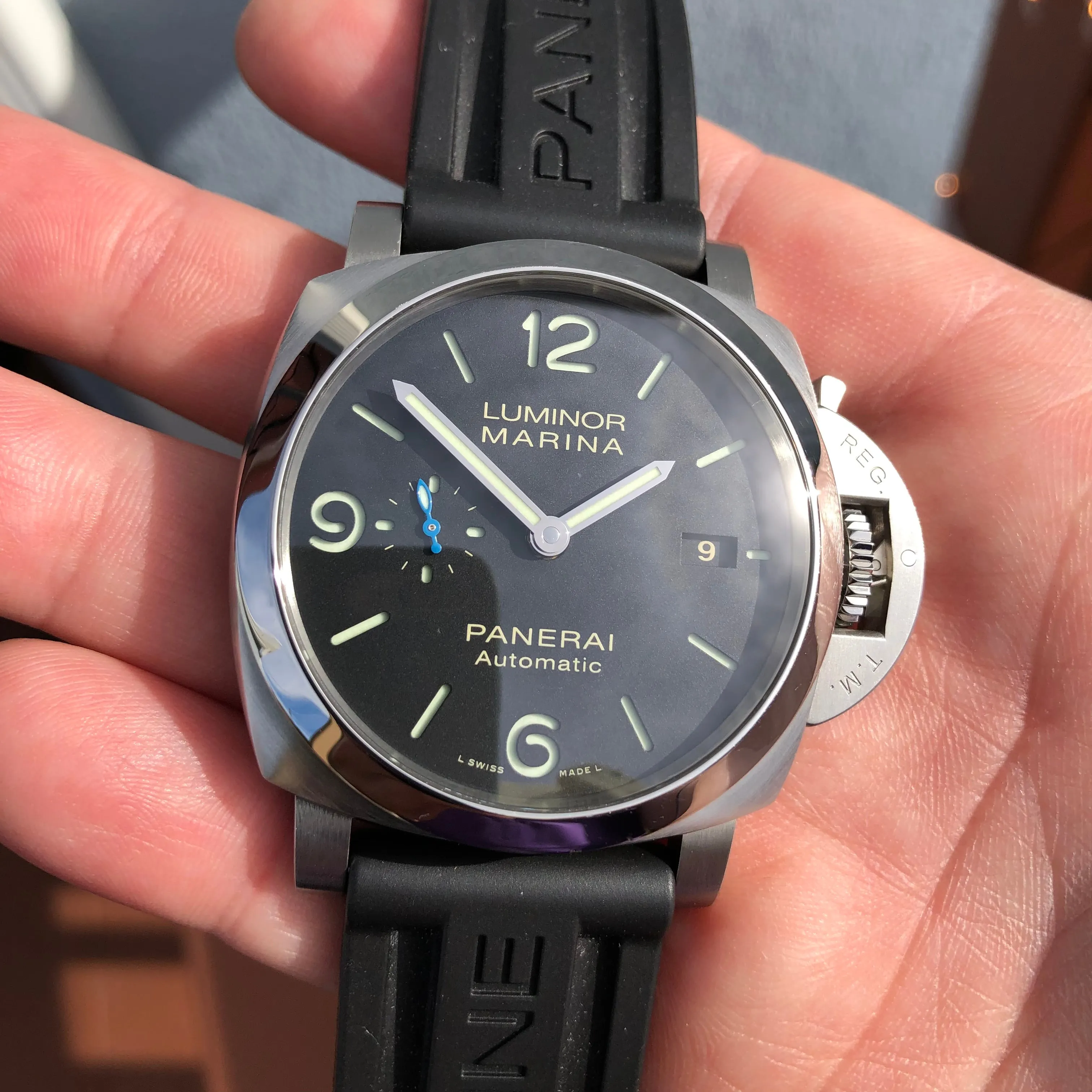 2020 Panerai Luminor Marina 1950 PAM 01312 44mm Automatic Wristwatch Box Papers