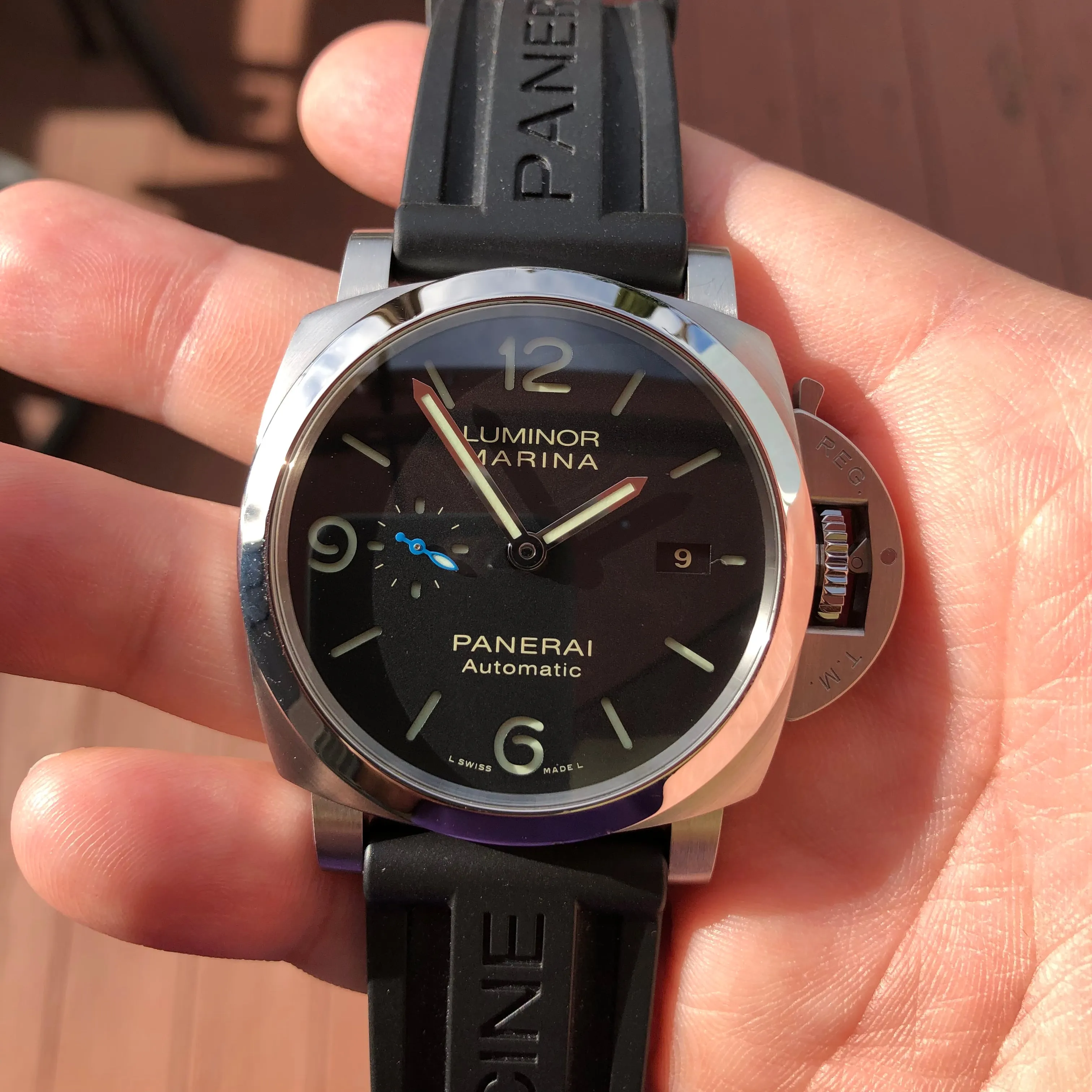 2020 Panerai Luminor Marina 1950 PAM 01312 44mm Automatic Wristwatch Box Papers