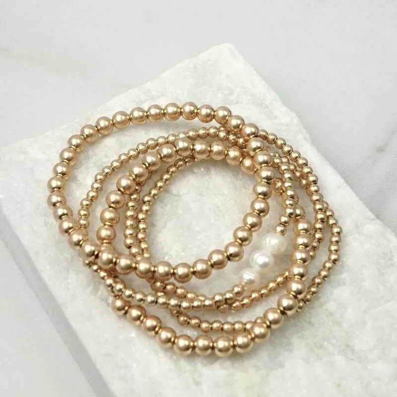 5 Piece Stretchy Bracelet Sets