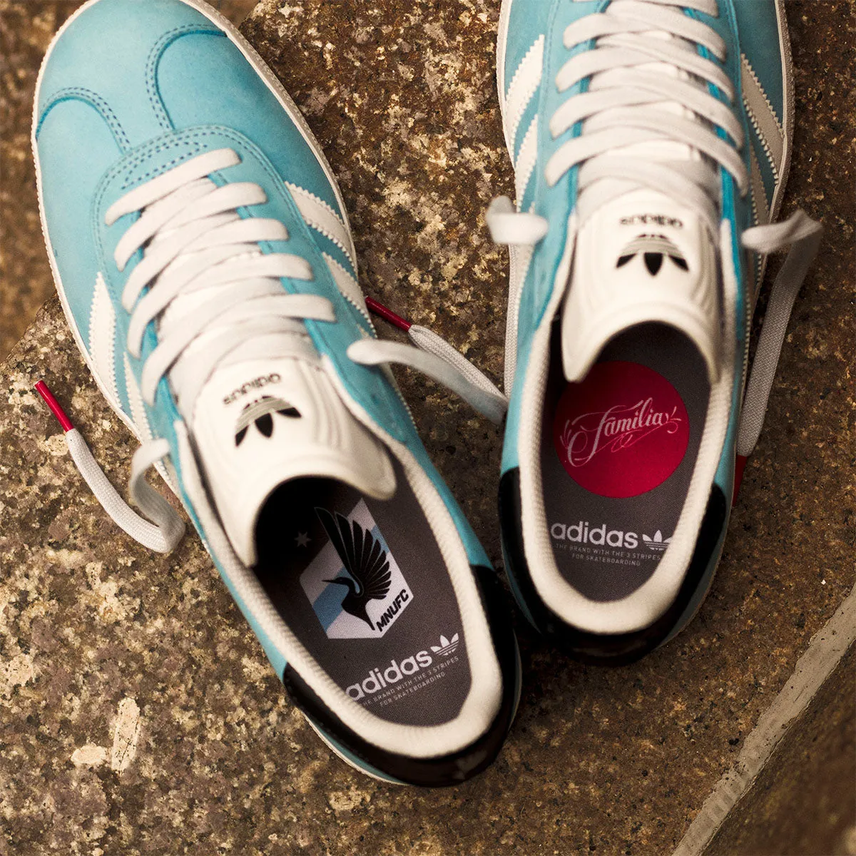 Adidas - MNUFC Familia Gazelle Adv Shoes Blue/White/Black
