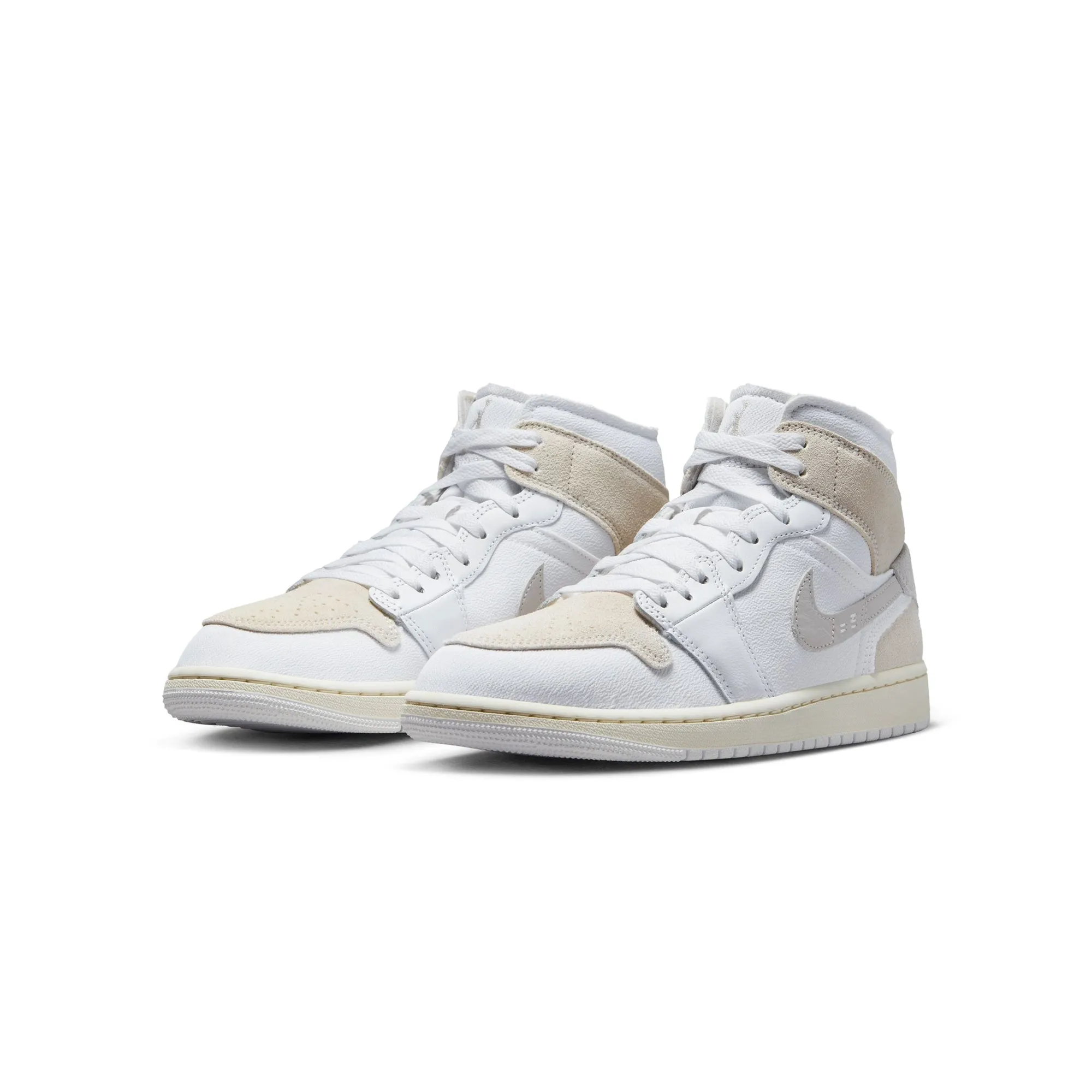 Air Jordan 1 Mens Mid SE Craft Shoes