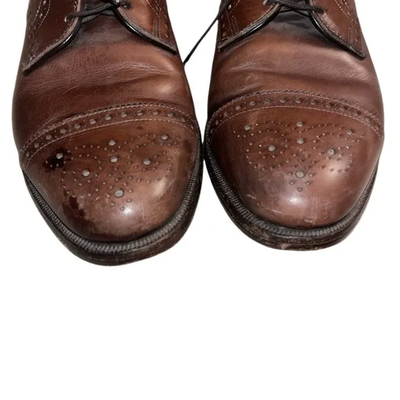 Allen Edmonds Sanford brown leather shoes 8.5 D