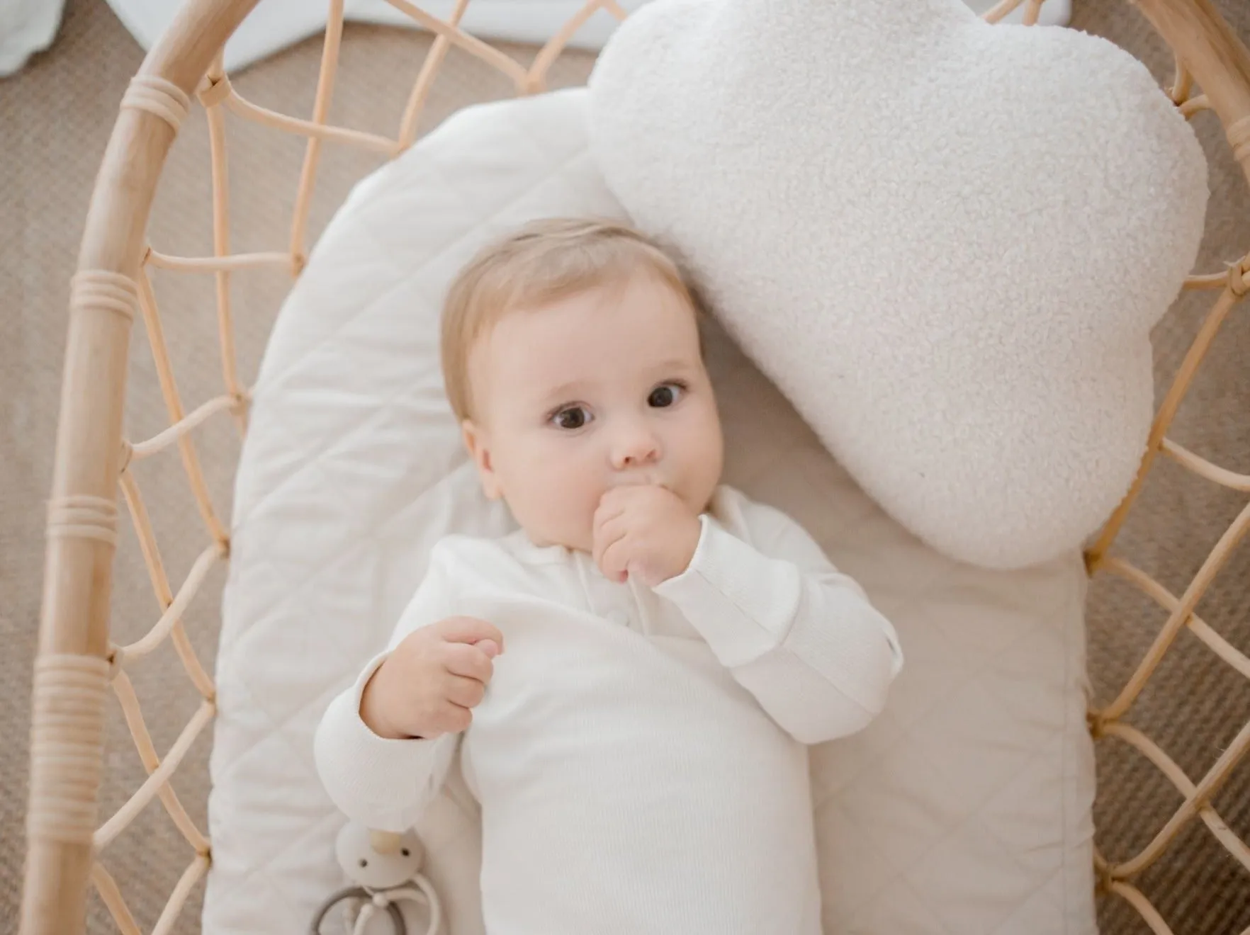 Bambella Waterproof Bassinet Sheet | Oat