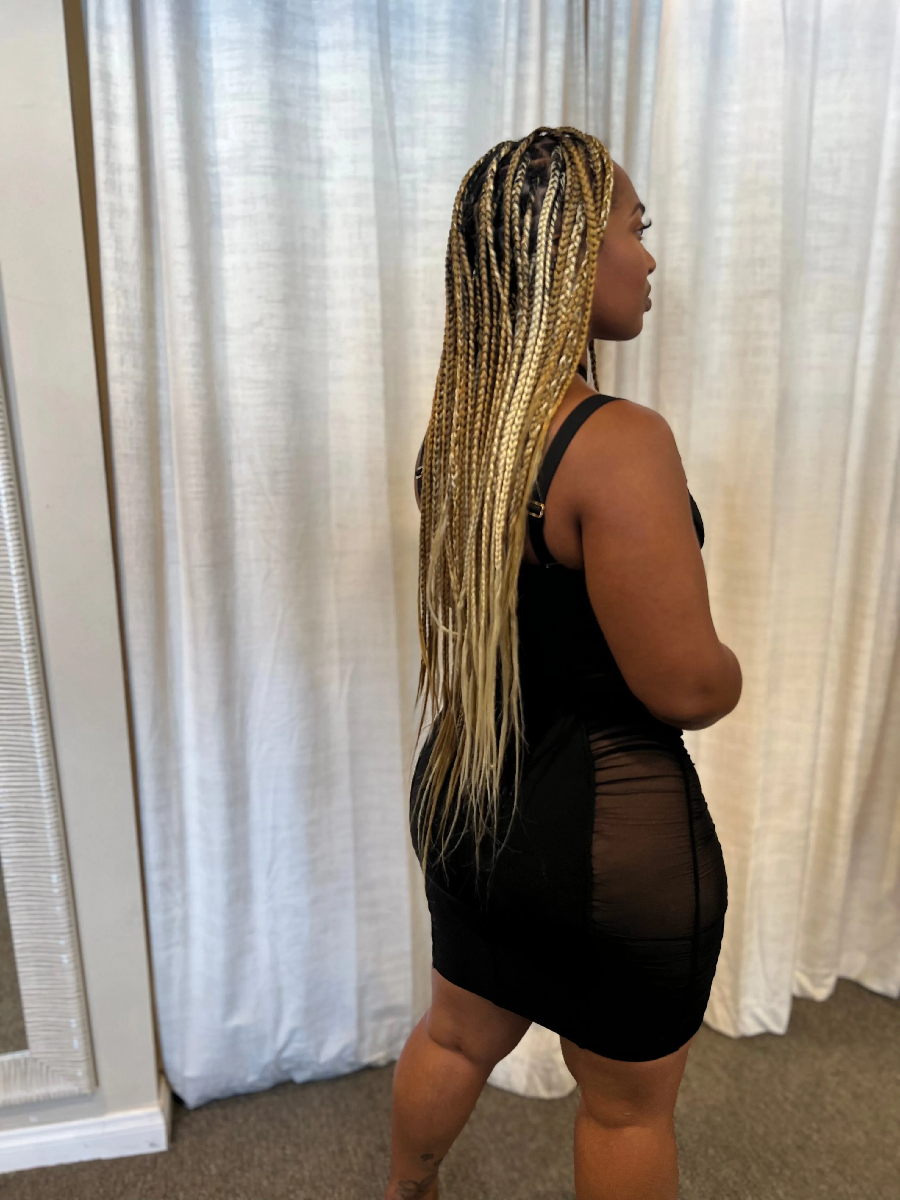 Bandage Mesh Dress