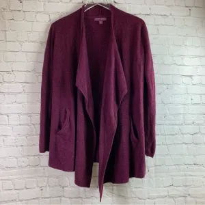 Barefoot Dreams Cozy Chic Lite Purple Open Front Cardigan XXS/XS