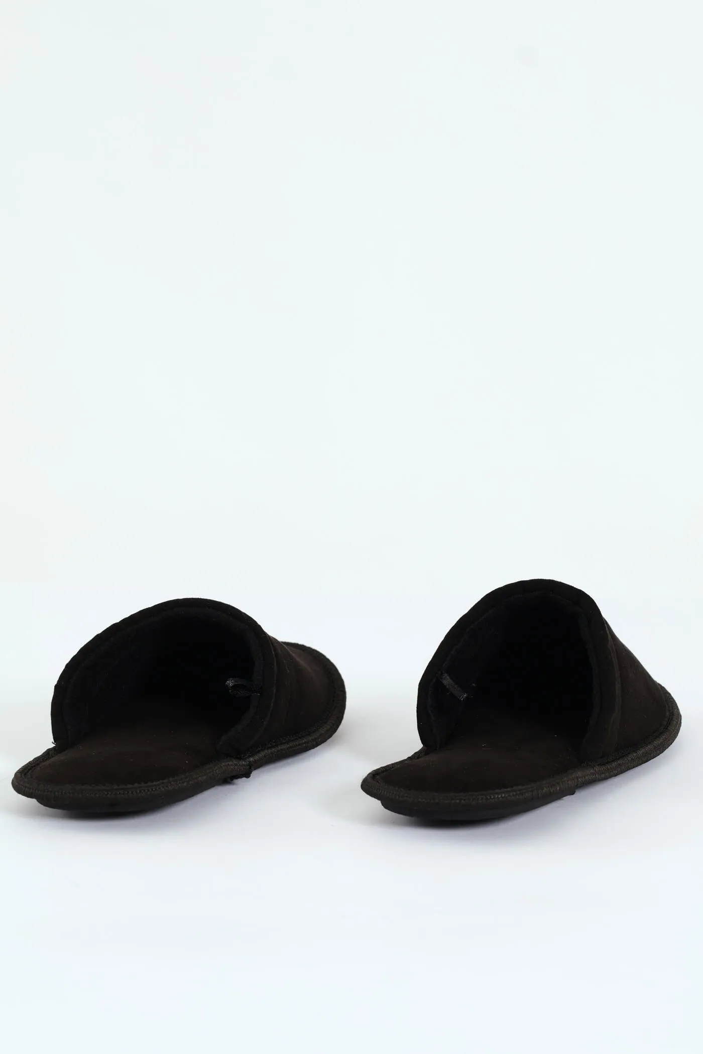Basic Open Back Slipper - Black