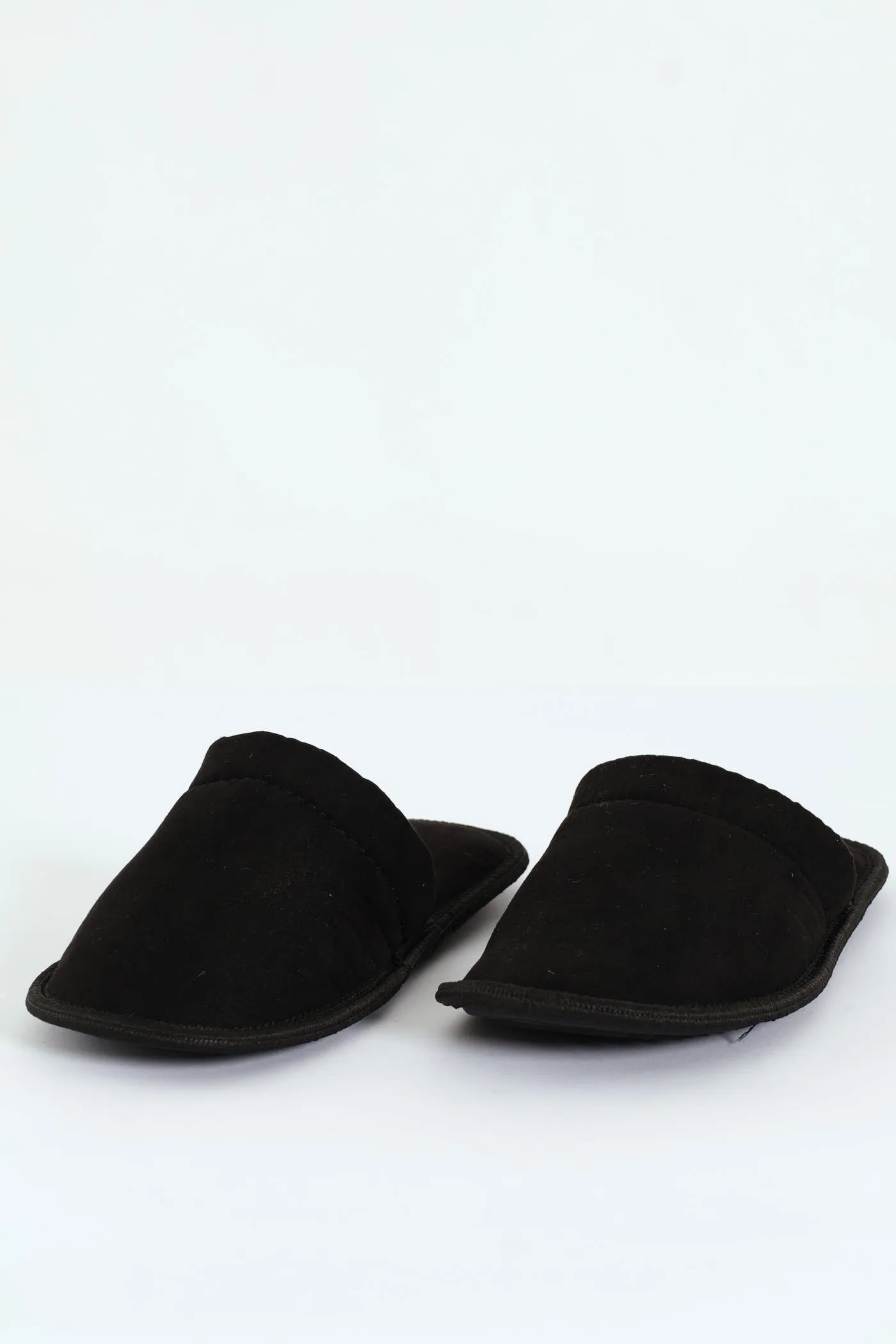 Basic Open Back Slipper - Black