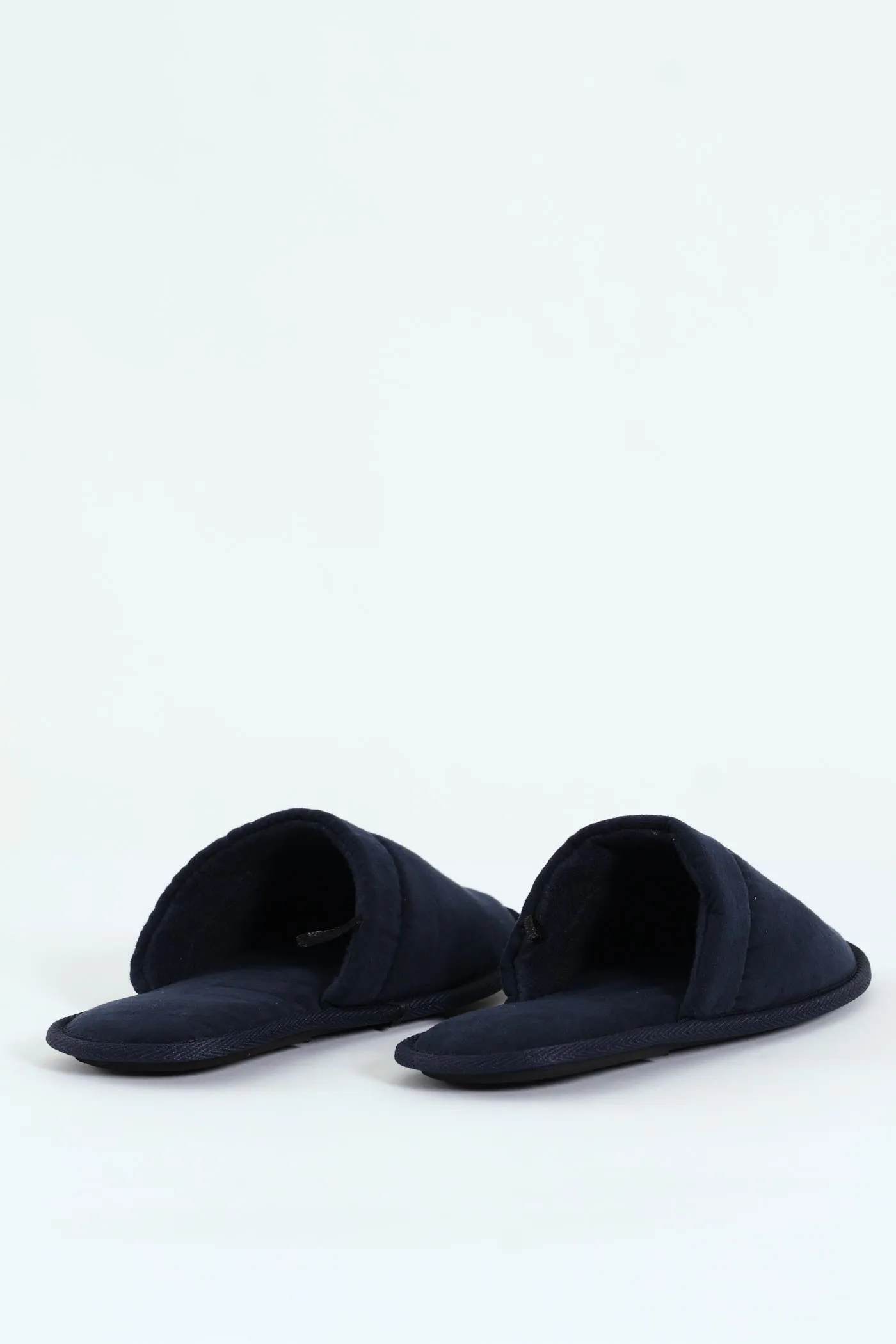 Basic Open Back Slipper - Navy