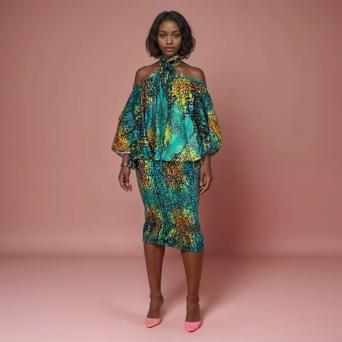 Batik Skirt Set
