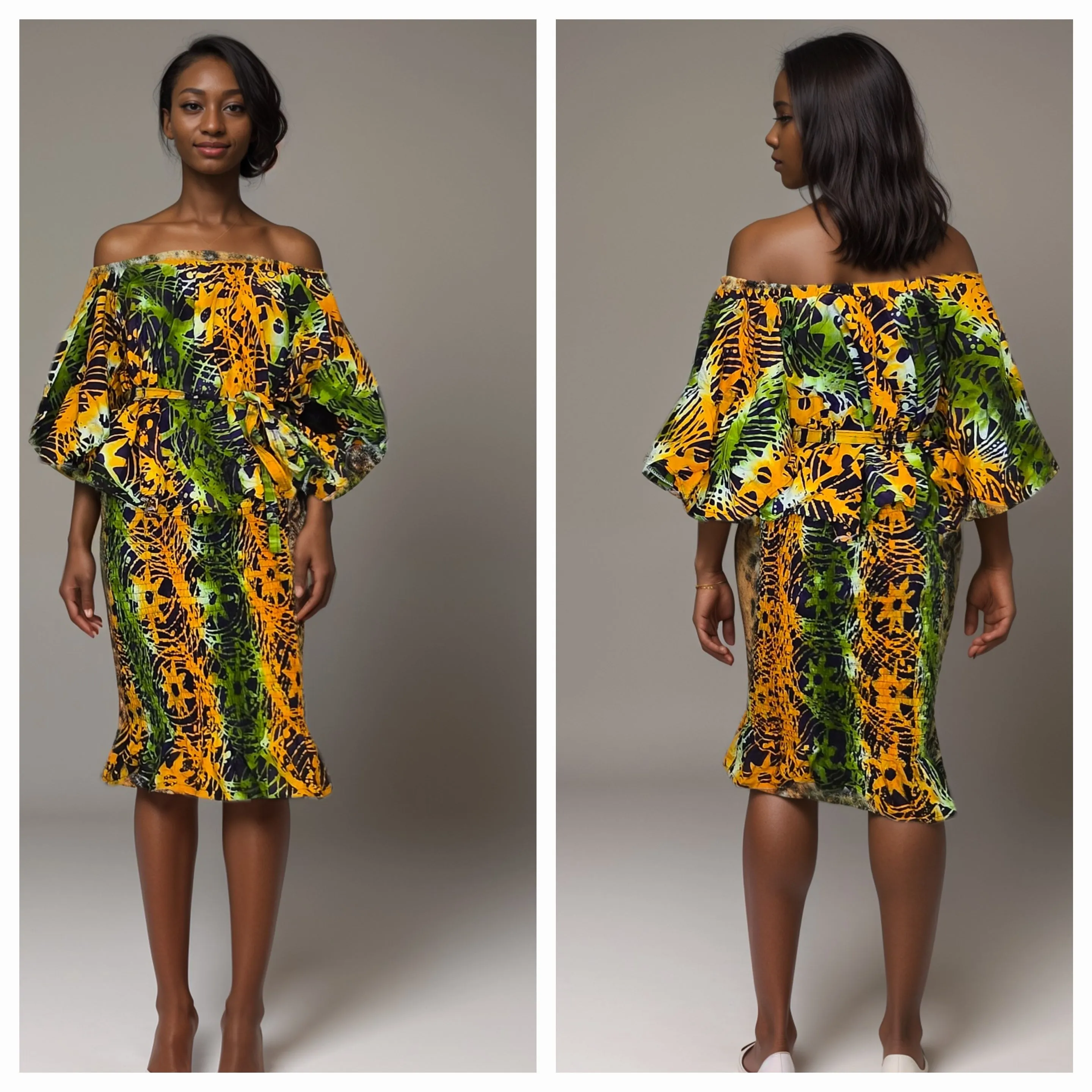 Batik Skirt Set