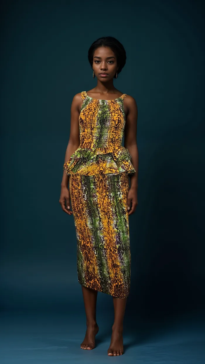 Batik Skirt Set