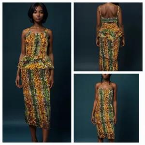 Batik Skirt Set