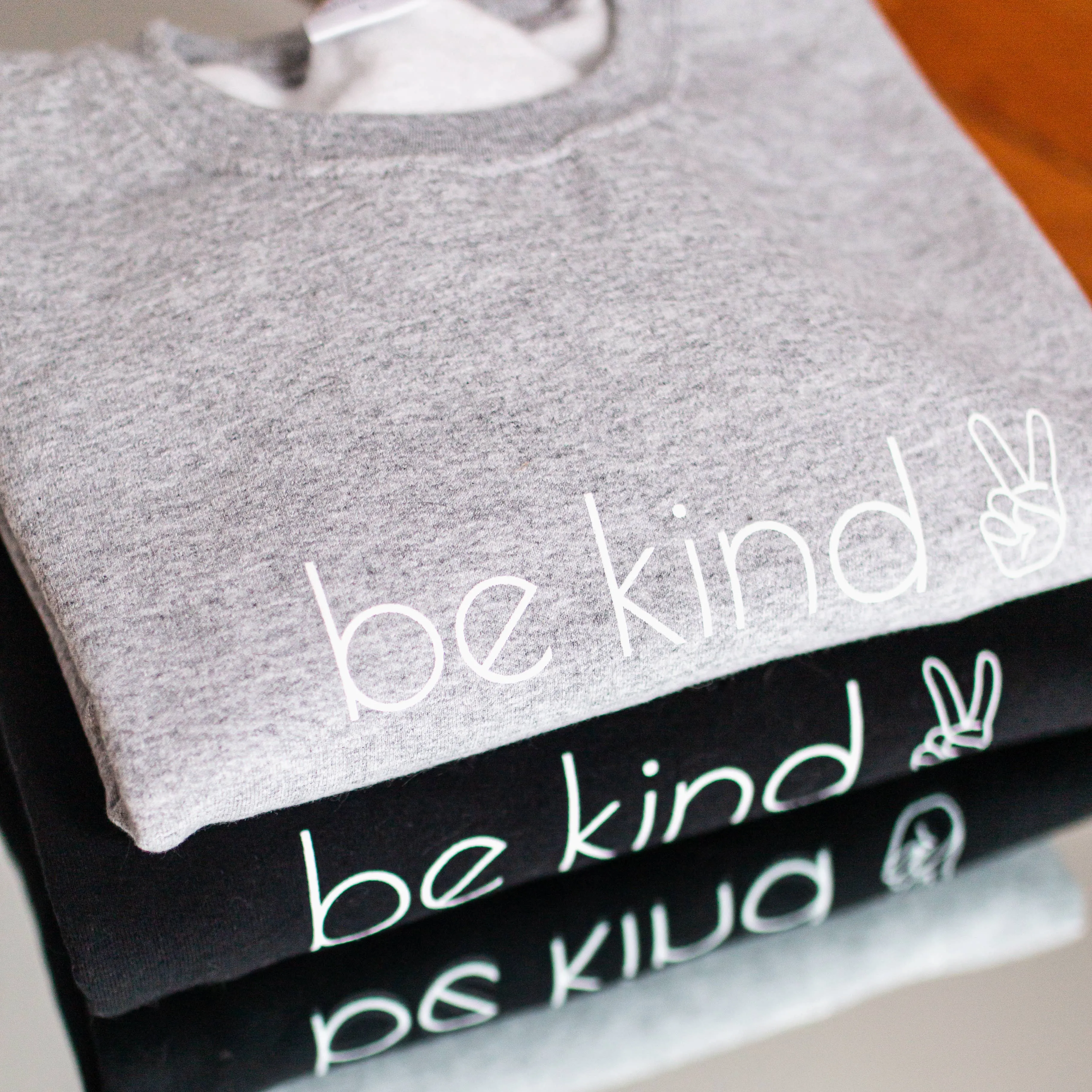 Be Kind Crewneck Sweatshirt: Black