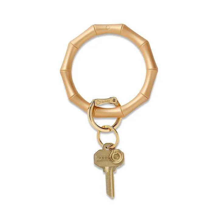 Big O SIlicone Key Ring-Gold Rush Bamboo