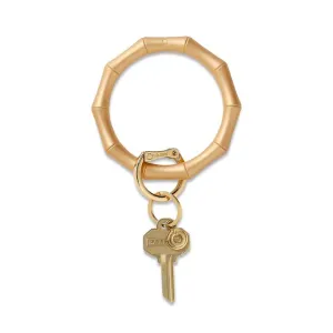 Big O SIlicone Key Ring-Gold Rush Bamboo