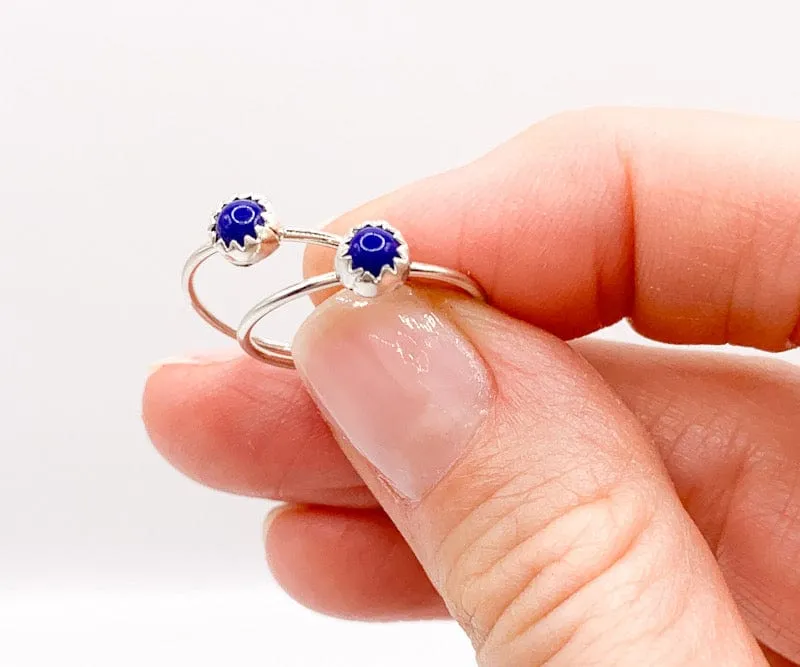 Blue Lapis Stack Ring