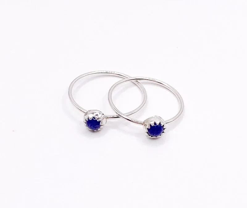 Blue Lapis Stack Ring