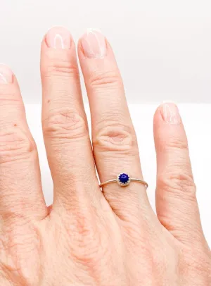Blue Lapis Stack Ring