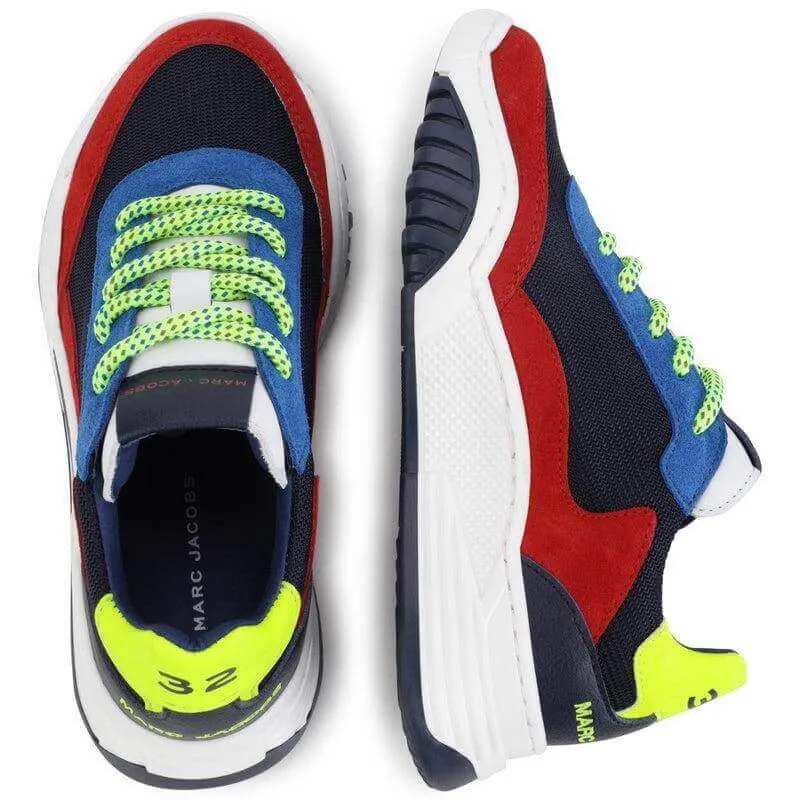Boys Multicoloured Leather Trainers