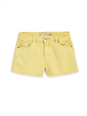 Brittany Fray Hem Short- Yellow