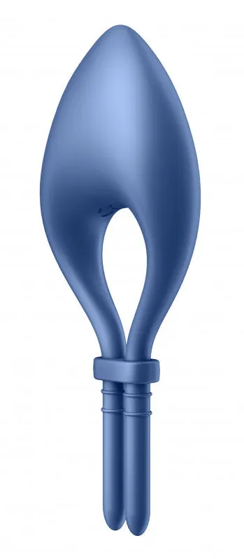 Bullseye Ring Vibrator - Blue