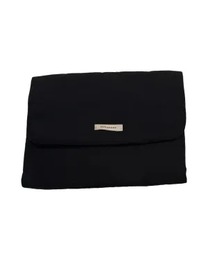 Burberry Black Woven Baby Change Pad