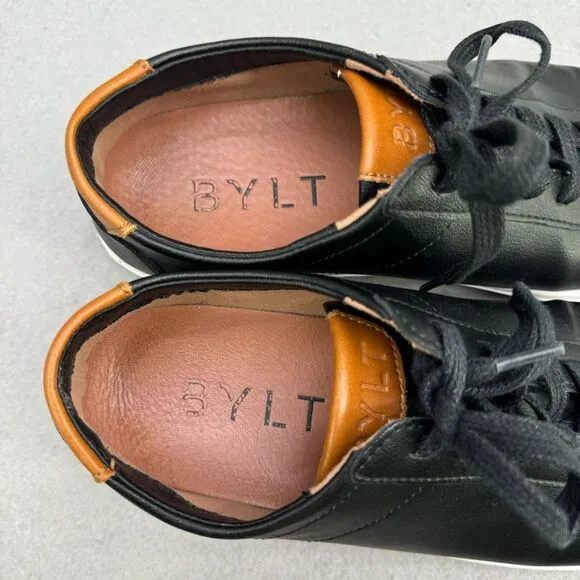 BYLT Basics  Everyday Shoes - Black Leather Size 9