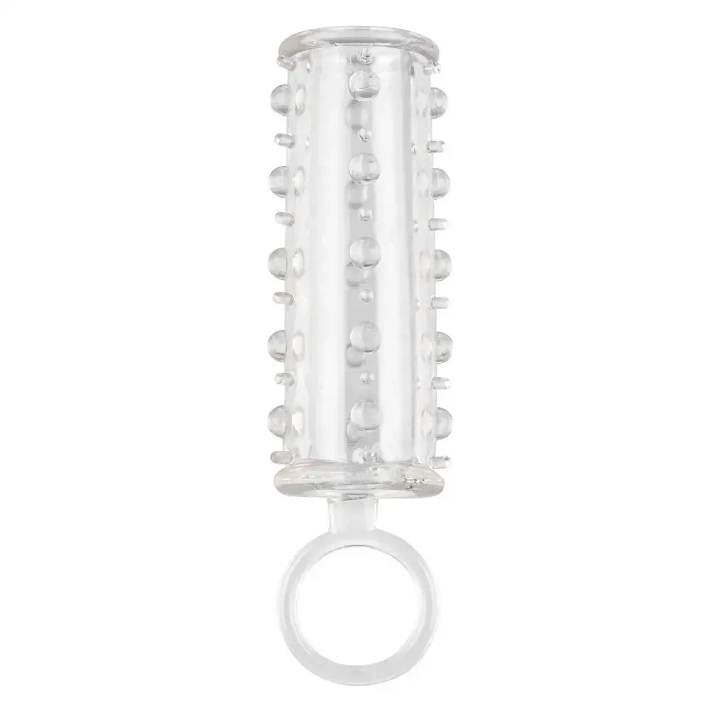 California Exotic Jelly Clear Stretchy Penis Sleeve with Cock Ring