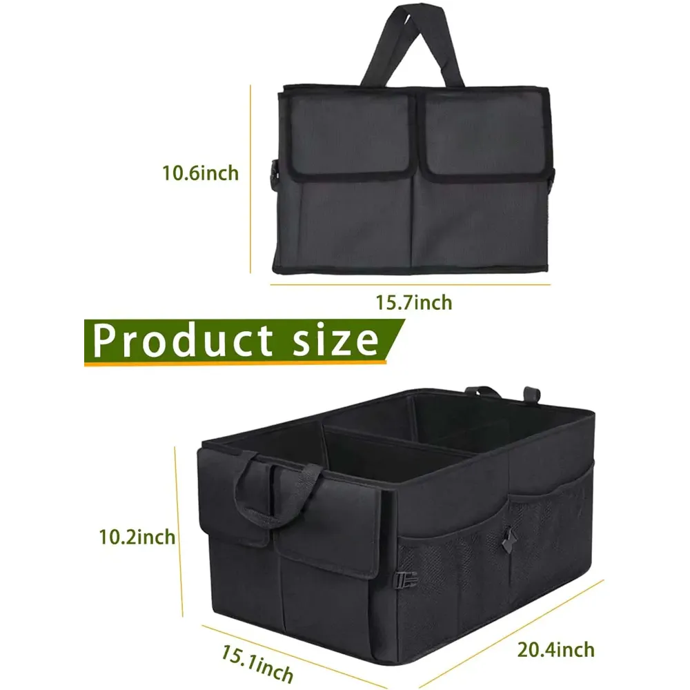 Car Trunk Organizer, Custom-Fit For Car, Foldable Car Trunk Storage Box, Storage Bag, Waterproof, Dust-proof, Stain-Resistant, Car Accessories WAJG229