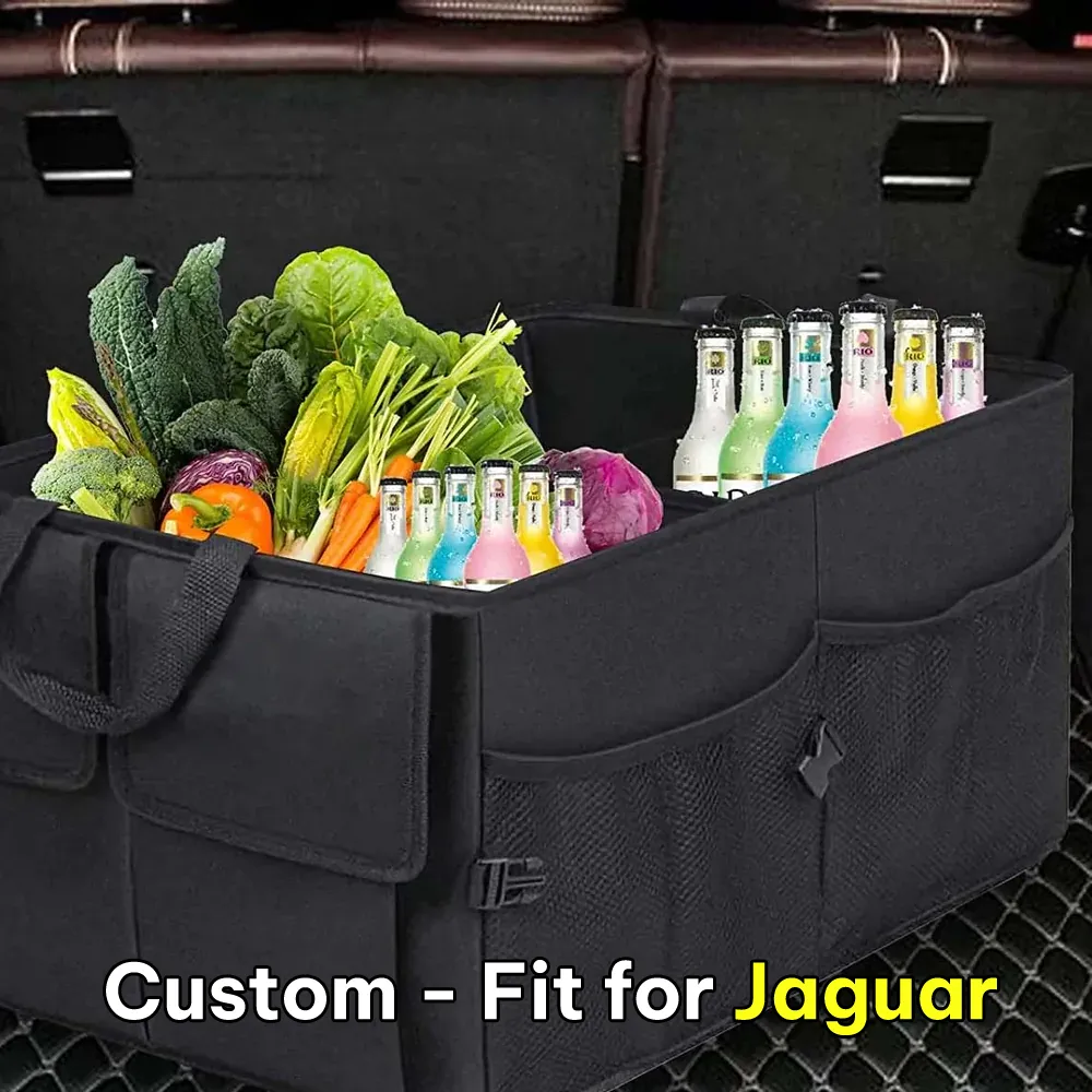 Car Trunk Organizer, Custom-Fit For Car, Foldable Car Trunk Storage Box, Storage Bag, Waterproof, Dust-proof, Stain-Resistant, Car Accessories WAJG229