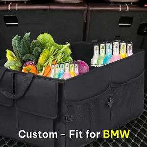 Car Trunk Organizer, Custom-Fit For Car, Foldable Car Trunk Storage Box, Storage Bag, Waterproof, Dust-proof, Stain-Resistant, Car Accessories WAKX229