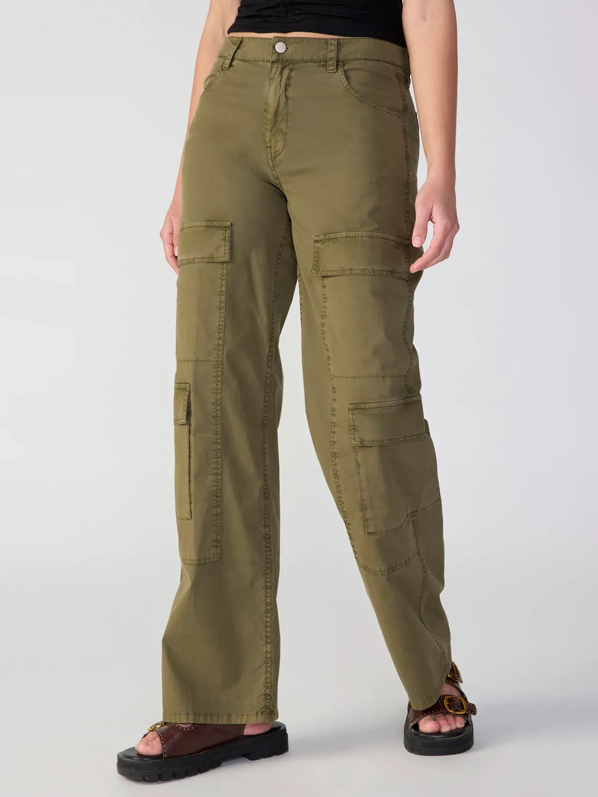 CARGO PANT STANDARD RISE - MOSSY GREEN