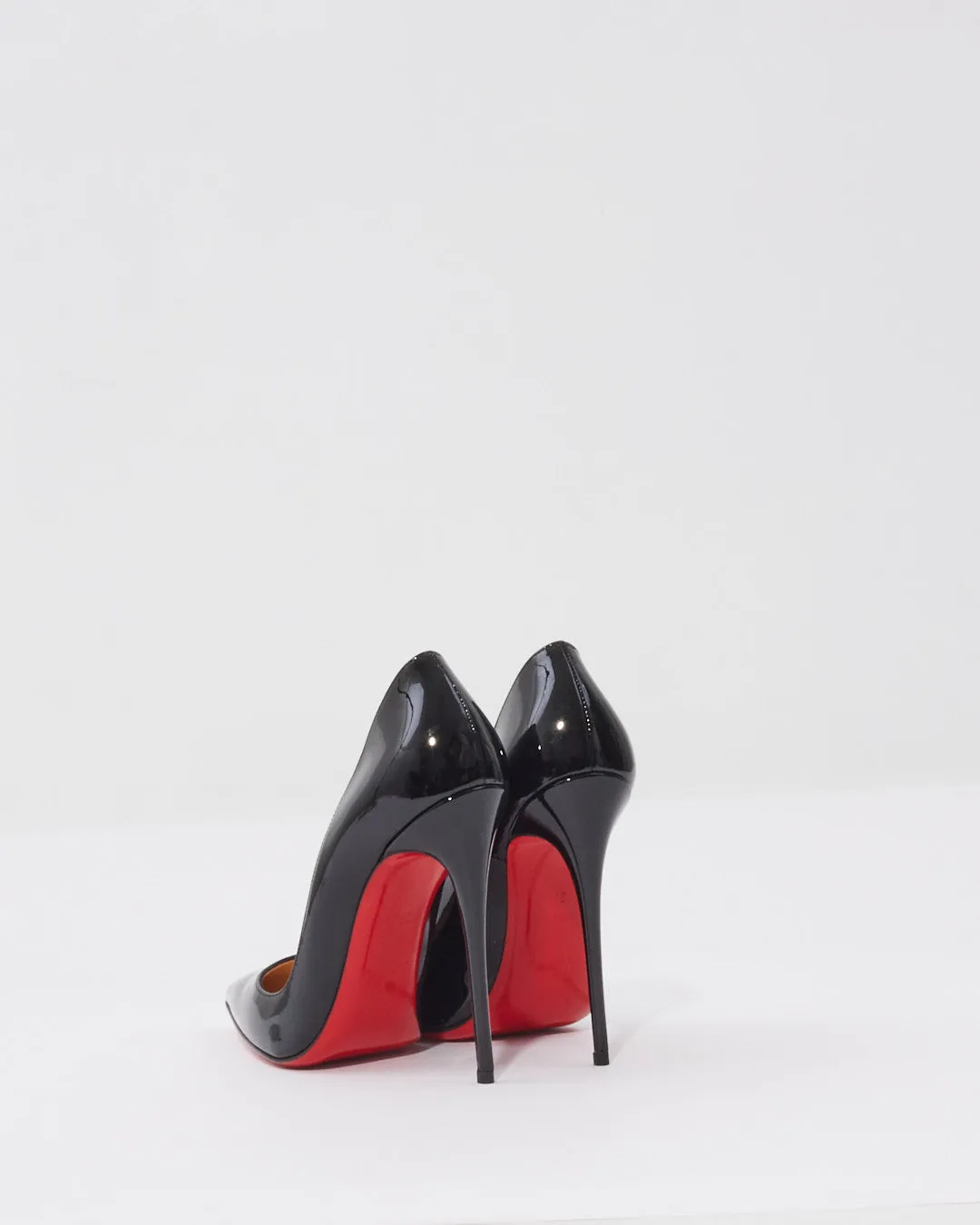 Christian Louboutin Black Patent So Kate Pumps - 37.5